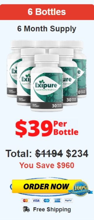 6 month supply of exipure